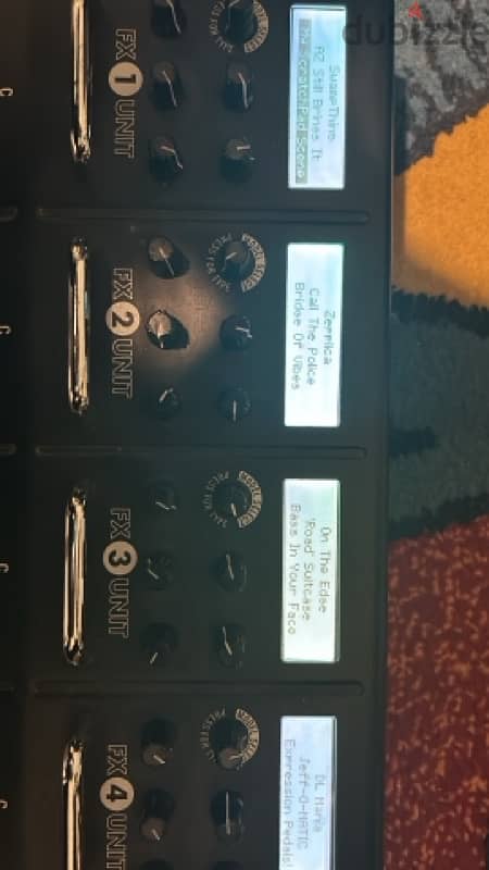 guitar Multi Fx pedal / preamp / stomp box 1