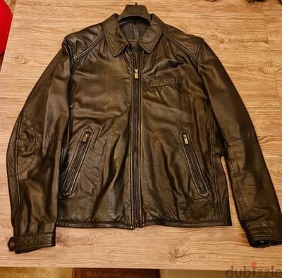 MASSIMO DUTTI  leather jacket