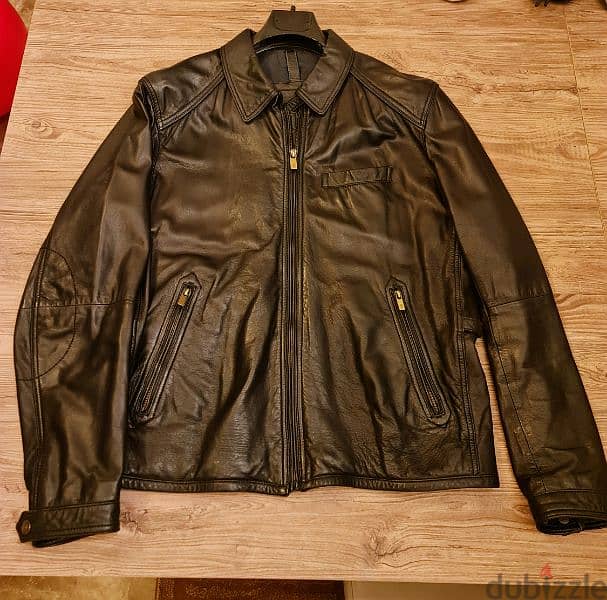 MASSIMO DUTTI  leather jacket 0