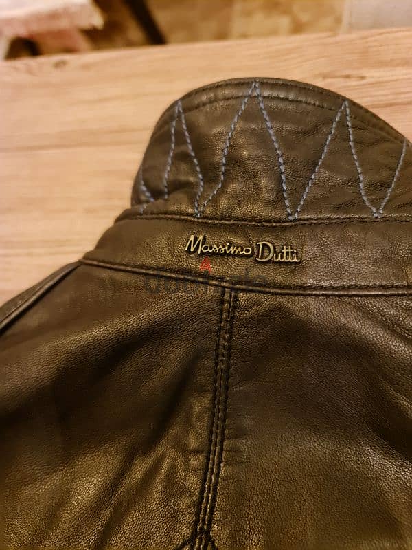 MASSIMO DUTTI  leather jacket 10