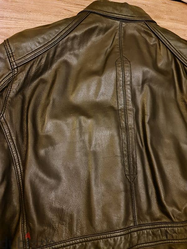 MASSIMO DUTTI  leather jacket 12