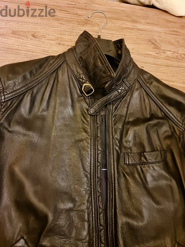 MASSIMO DUTTI  leather jacket 19