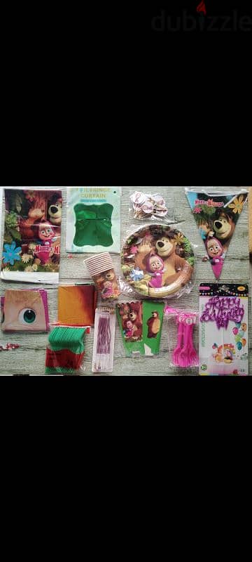 Masha and bear birthday theme 2