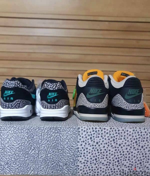 Jordan 3 Retro & Nike Air Max 1 atmos Pack 3