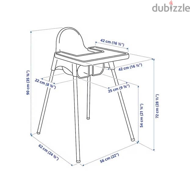 Baby high chair 1