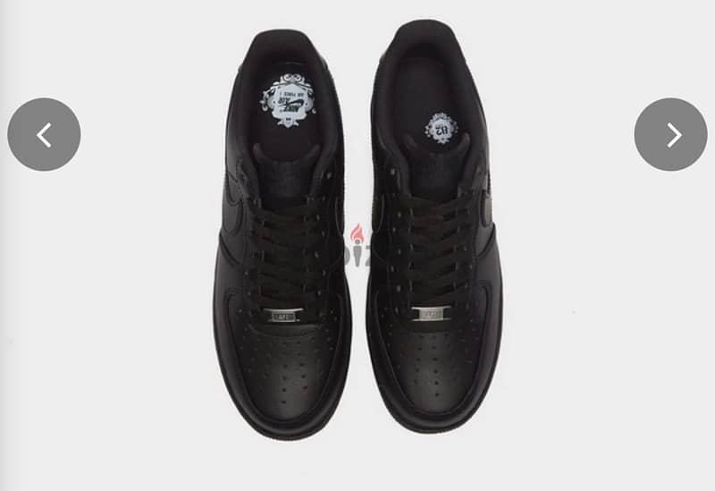 air force 1 black authentic 3