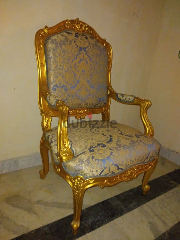 كرسي ذهبي ملوكي Queen chair 1