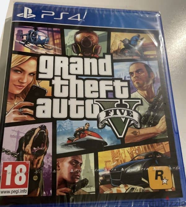 GTA 5 new  ps4 Game @ 16$ best price !! 0