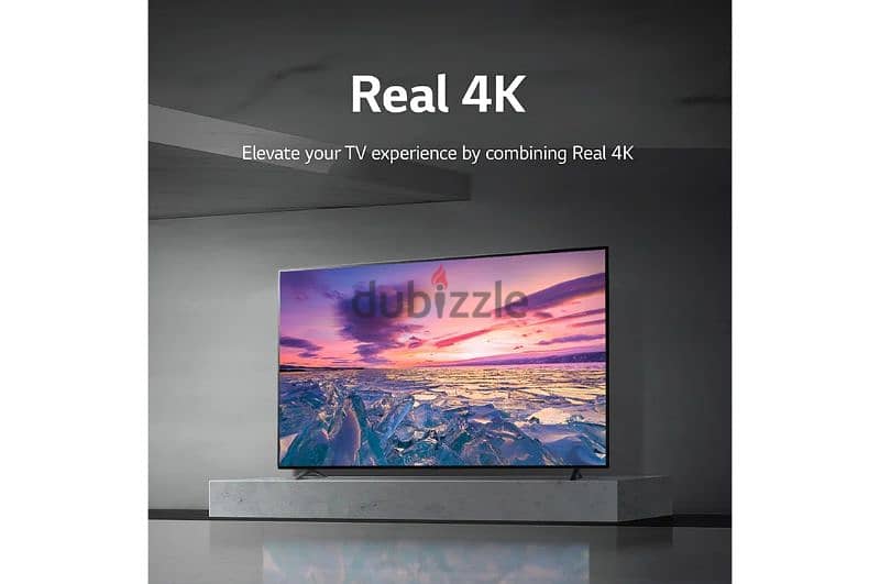 LG 55 inch Real  4K SMART TV خارق النضافة 4