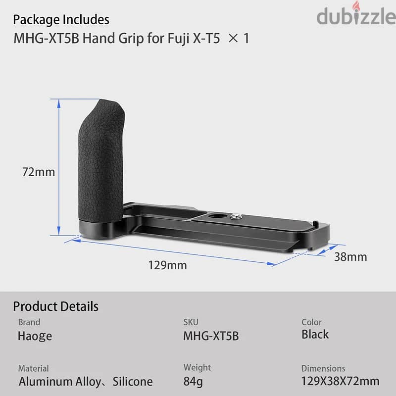 Handle Grip for Fujifilm X-T5 (NEW) 1