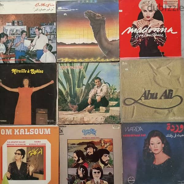 selling a huge  collection of vinyl records اسطوانات 0