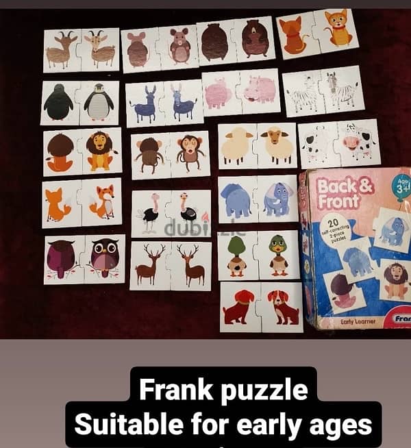 any toy or puzzle for 2$ 2