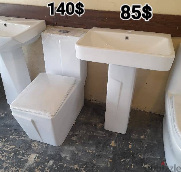 bathroom toilet sets(toilet seat/sink)أطقم حمام كرسي مع مغسلة 1