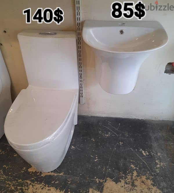 bathroom toilet sets(toilet seat/sink)أطقم حمام كرسي مع مغسلة 3