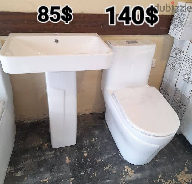 bathroom toilet sets(toilet seat/sink)أطقم حمام كرسي مع مغسلة 4