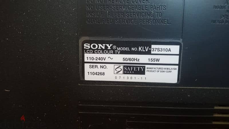 sony Bravia 37 lcd 2