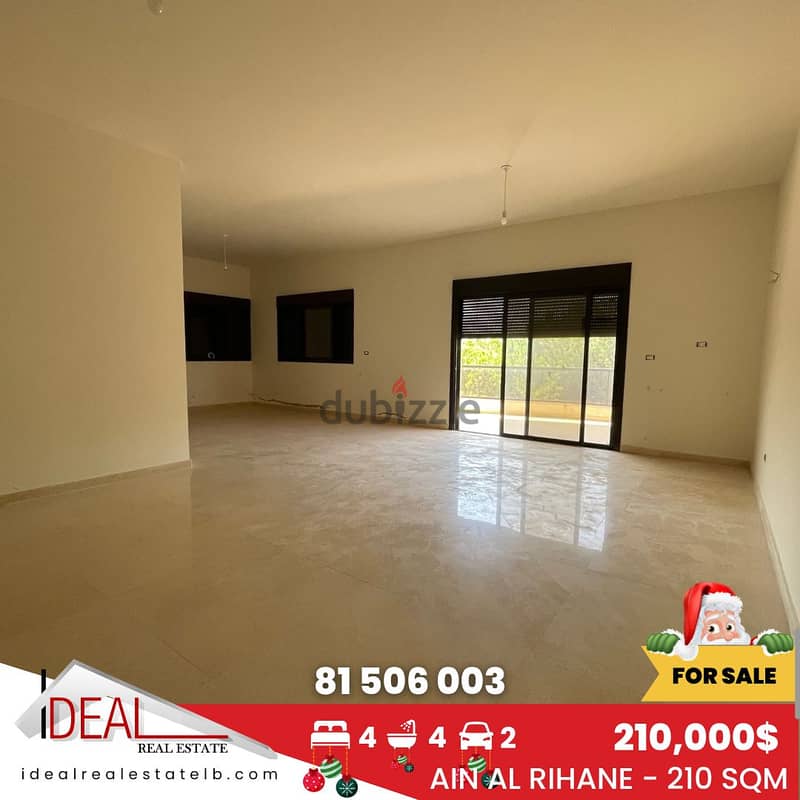 210 SQM Apartment for Sale in Ain El Rihane REF#KZ325 0