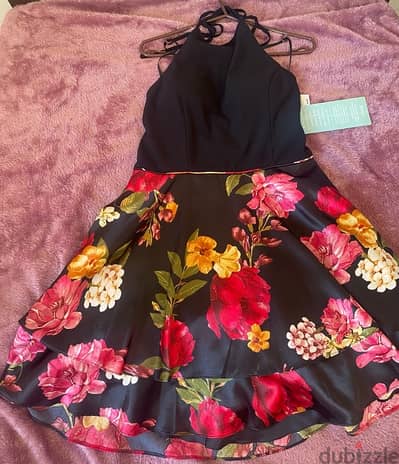 floral dress, made in veitnam, size L