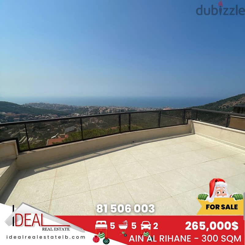 300 SQM Duplex for Sale in Ain El Rihane REF#KZ326 0