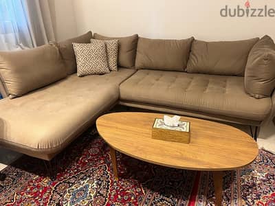 sectional corner + coffee table  Istikbal 950$