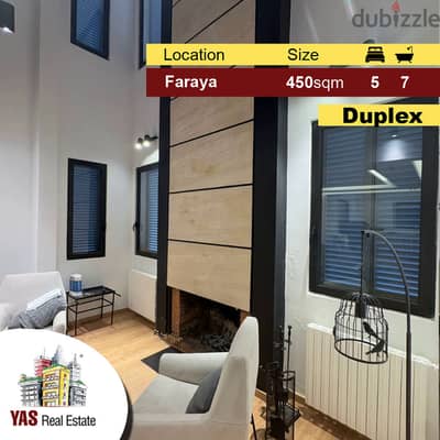 Faraya 450m2 | 250m2 Garden | 150m2 Terrace | Villa | Duplex | PA |