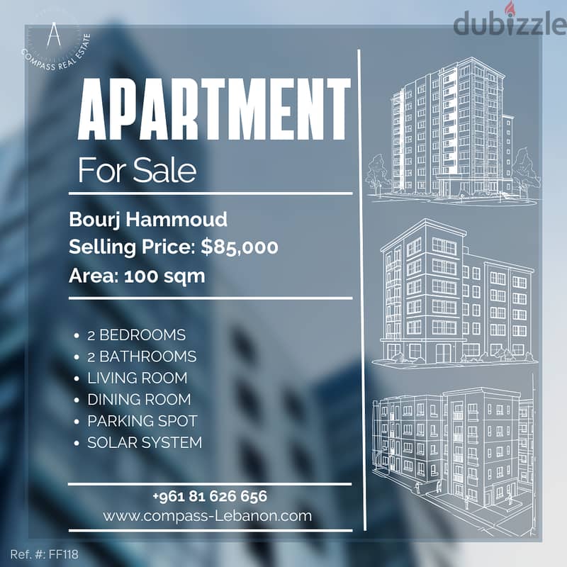 Apartment for Sale in Bourj Hammoud 0