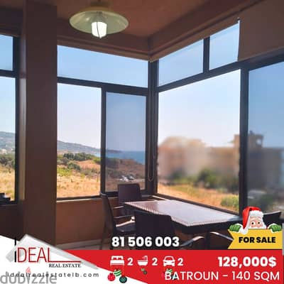 140 sqm Furnished Apartment for Sale in Batroun District  REF#JH17420