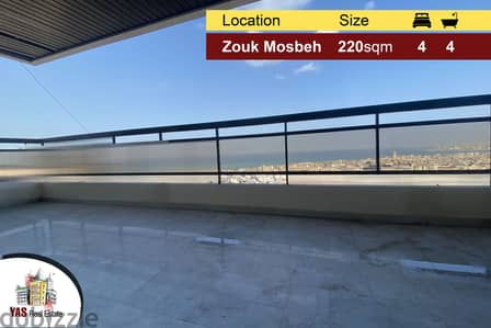 Zouk Mosbeh 220m2 | Well Maintained | Open View | Quiet Area | PA |