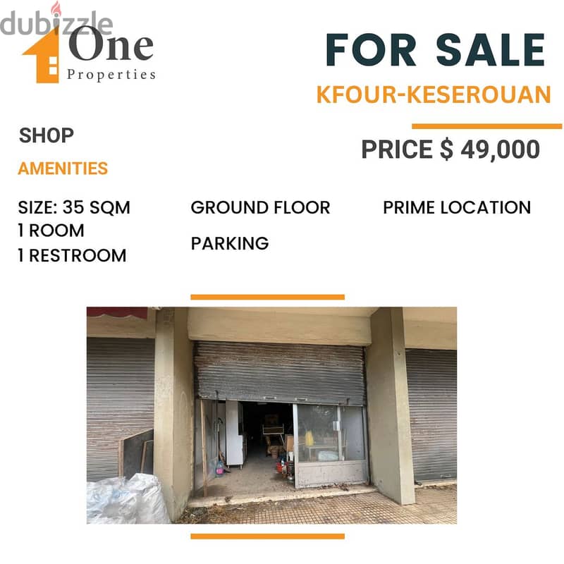 SHOP FOR SALE IN KFOUR 0