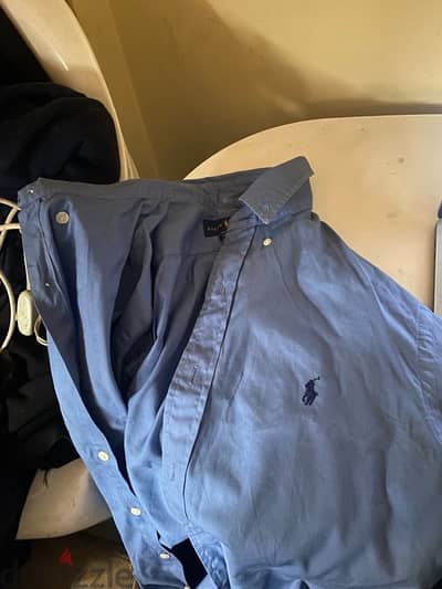 Authentic Ralph Lauren Blue Shirt