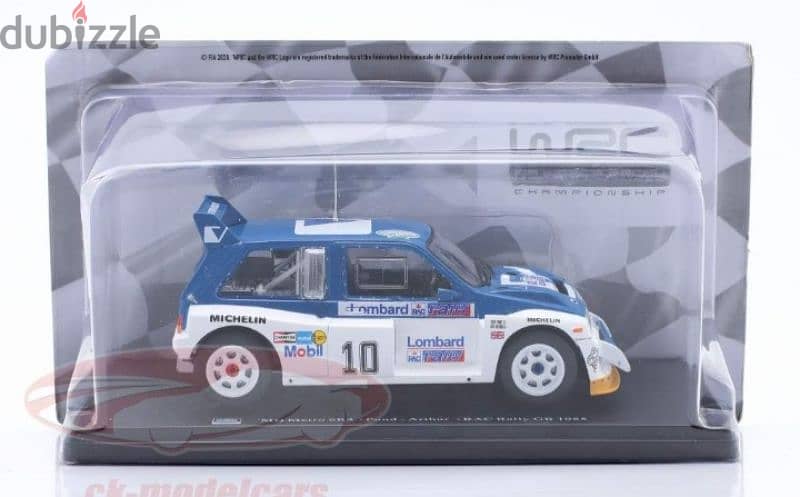 MG Metro 6R4 (Rally 1985) diecast car model 1:24 5