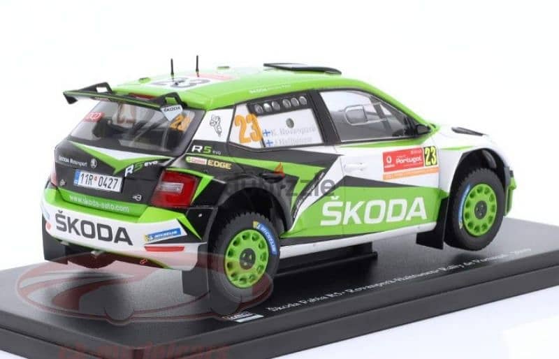 Skoda Fabia R5 Evo (Rally Portugal '19) diecast car model 1:24. . 2