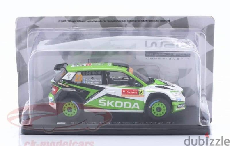 Skoda Fabia R5 Evo (Rally Portugal '19) diecast car model 1:24. . 4