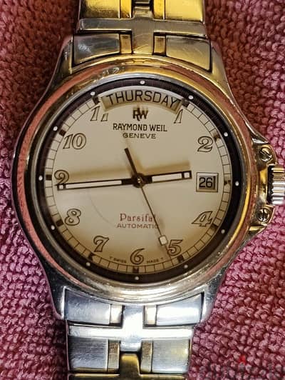 Raymond Weil two-tone automatic Parsifal wristwatch