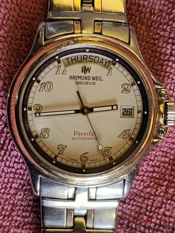 Raymond Weil two-tone automatic Parsifal wristwatch 0