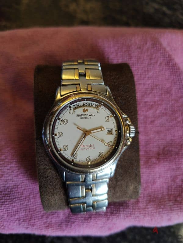 Raymond Weil two-tone automatic Parsifal wristwatch 1