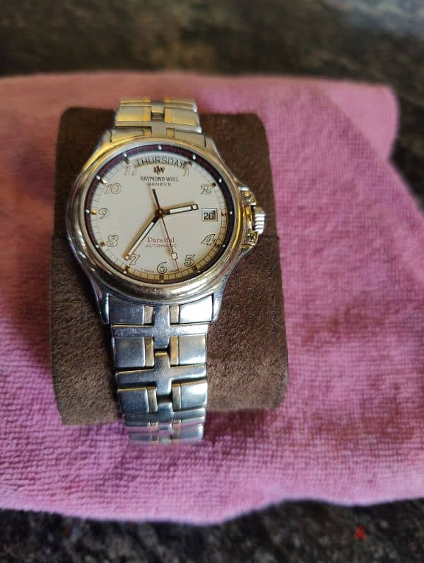 Raymond Weil two-tone automatic Parsifal wristwatch 2