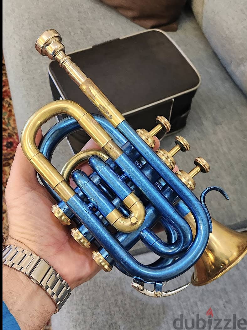 Mini Brass Trumpet 0