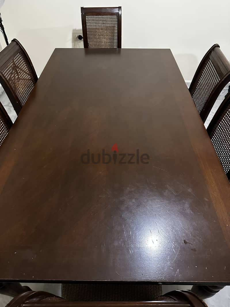 Dining table with 6 chairs 1