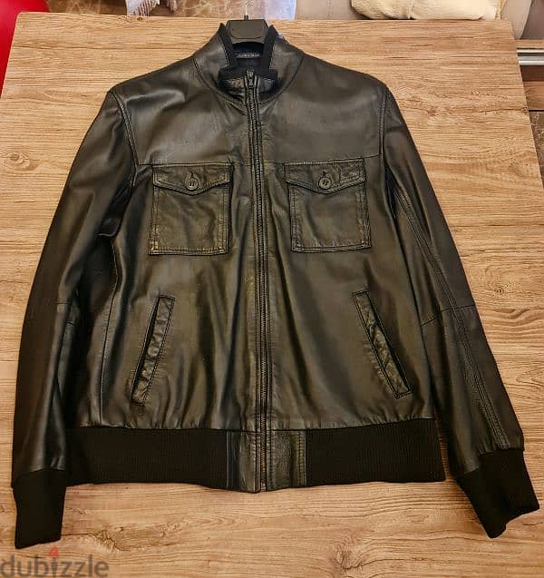 ZARA leather jacket 1