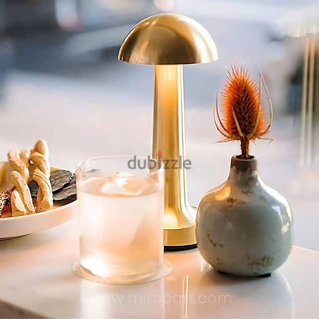 Dimmable Mushroom Table Lamp for Stylish Home & Bar Décor 1