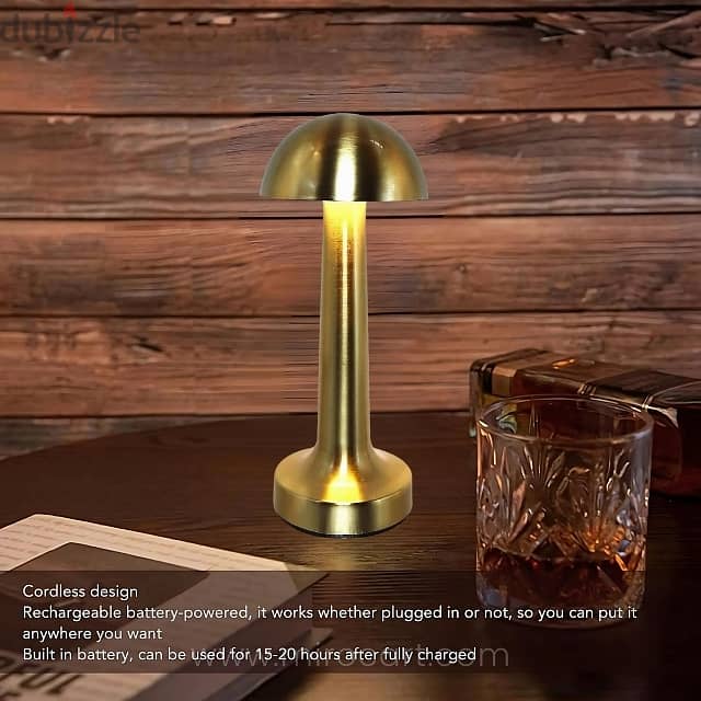 Dimmable Mushroom Table Lamp for Stylish Home & Bar Décor 9