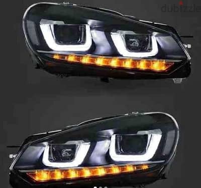 VW Headlights GOLF 6 look mk7.5