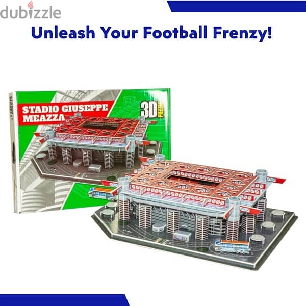 Football Stadiums 3D Puzzles 3