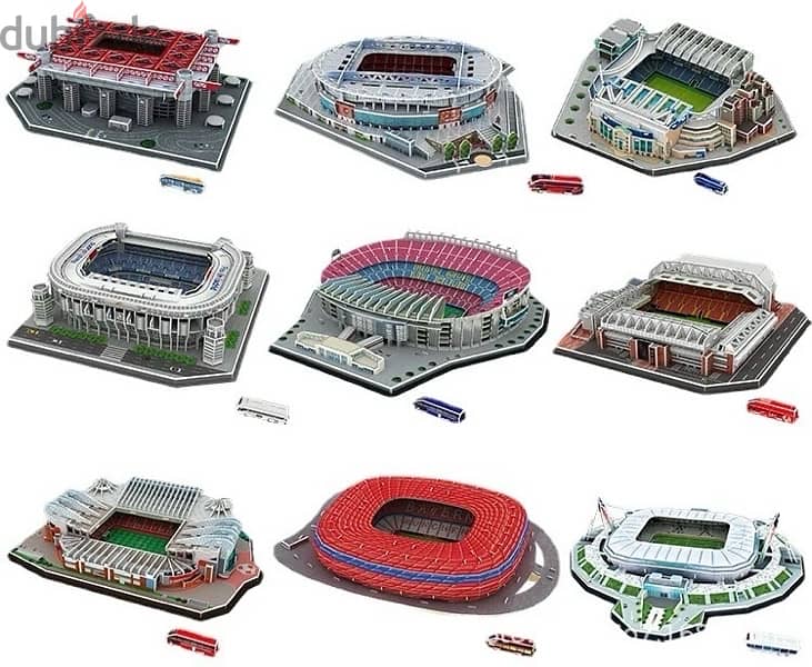 Football Stadiums 3D Puzzles 10