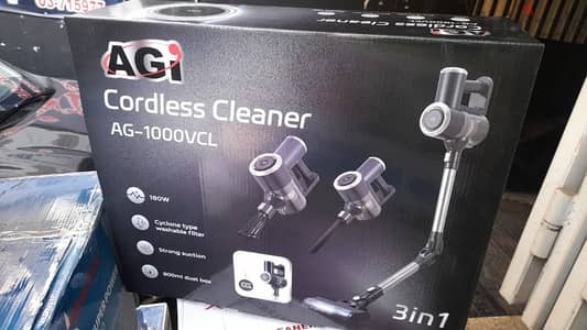 Rechargable Cordless Vaccum AGI مكنسة تشريج عامودية