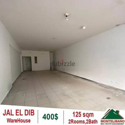 Warehouse for rent in Jal el Dib!!