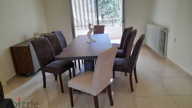 FULL WOOD DINING ROOM (8 SEATS) + DRAWER 0