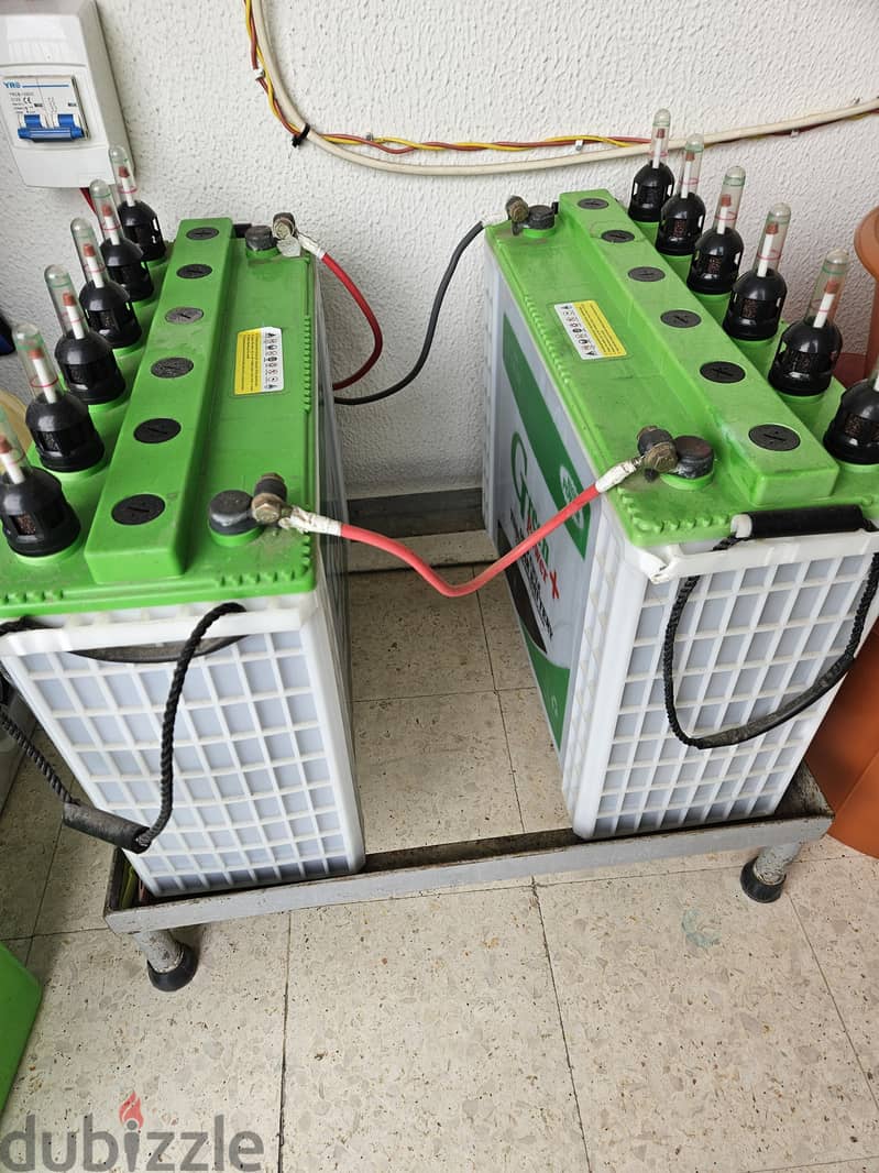 Solar batteries in very good condition 2