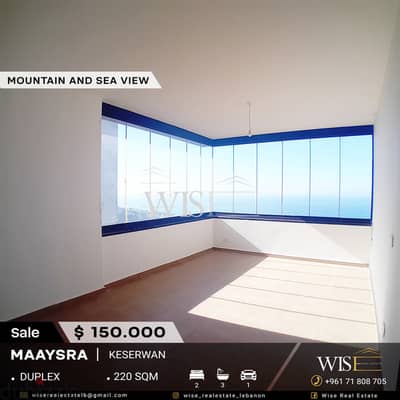  220 SQM Duplex for SALE in Maaysra!